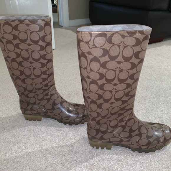 Coach Rainboots - Picture 1 of 2